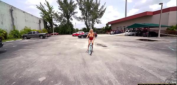  Nina Kayy Busty On Cycle Ride